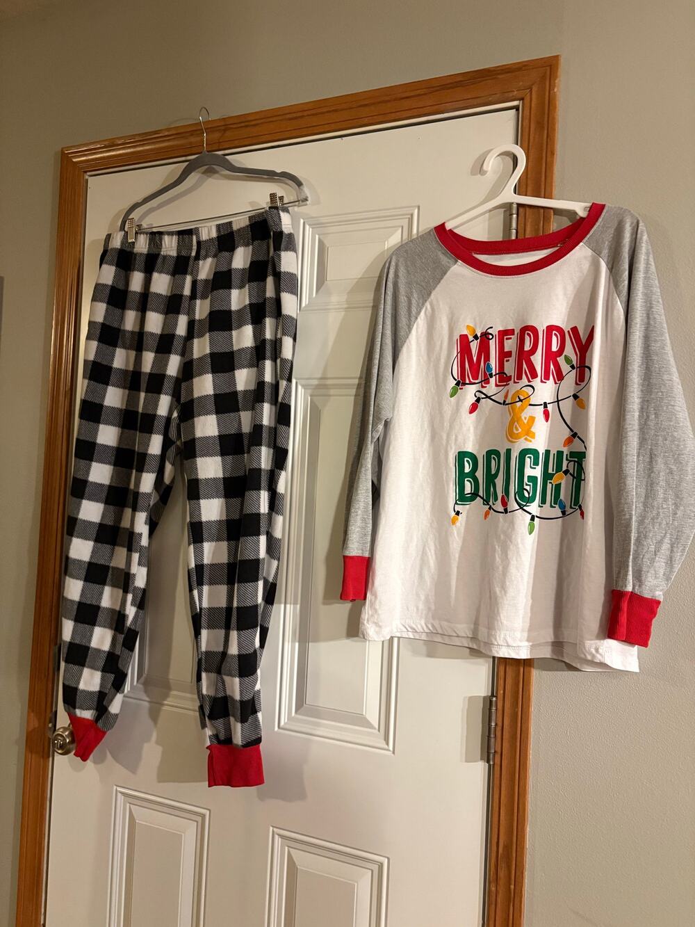 Merry and Bright Plus Size Christmas Pajamas size 2xl